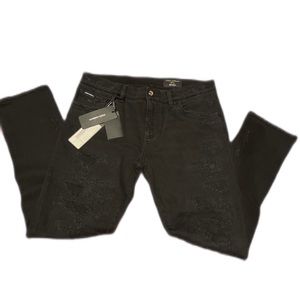 NWT! $925 Dolce & Gabbana Black Skinny Men’s Jeans waist 34” sz 50 (US size 40)